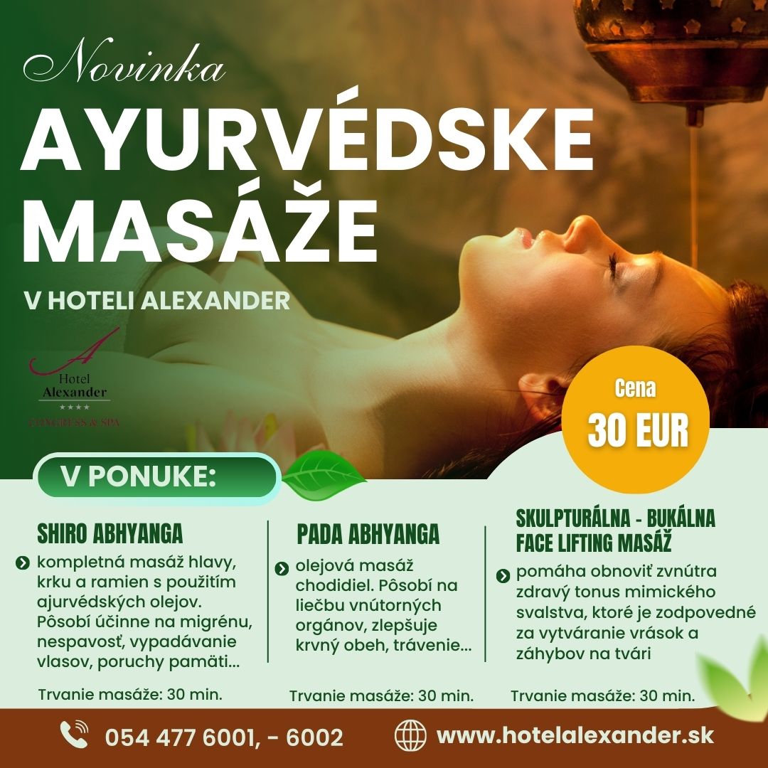 Ayurvédske masáže